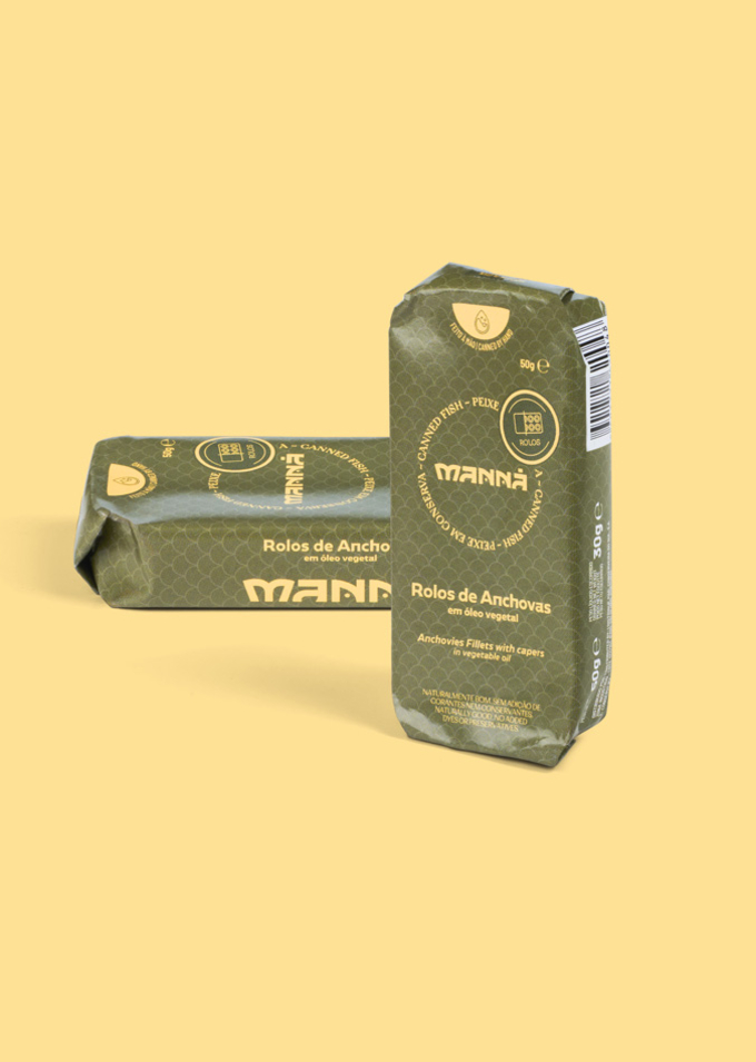 Anchovy Fillets with Capers in Vegetable Oil Manná 50g - Manná - 5601721620048
